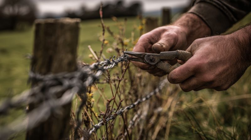 Pasture Fence Repair detail