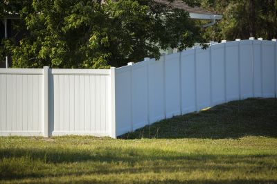 Vinyl Fence Installation detail