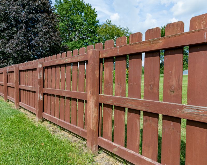 Leaning Fence Repair